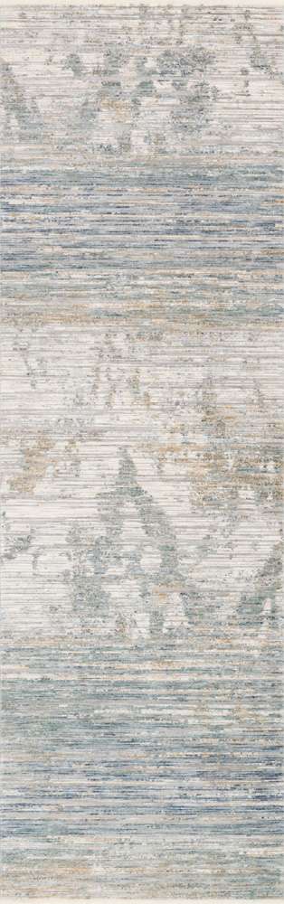 Loloi - Pandora Ivory / Blue 2-6in x 12-0in Runner Rug - PANDPAN-06IVBB26C0 veiw 1
