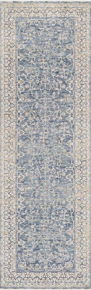 Loloi - Pandora Dark Blue / Ivory 2-6in x 8-0in Runner Rug - PANDPAN-04XDIV2680 veiw 1