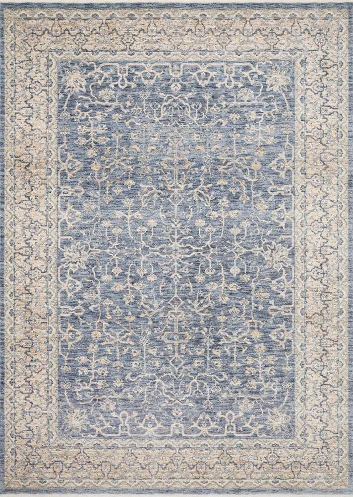 Loloi - Pandora Dark Blue / Ivory 3-9in x 5-9in Accent Rug - PANDPAN-04XDIV3959 veiw 1