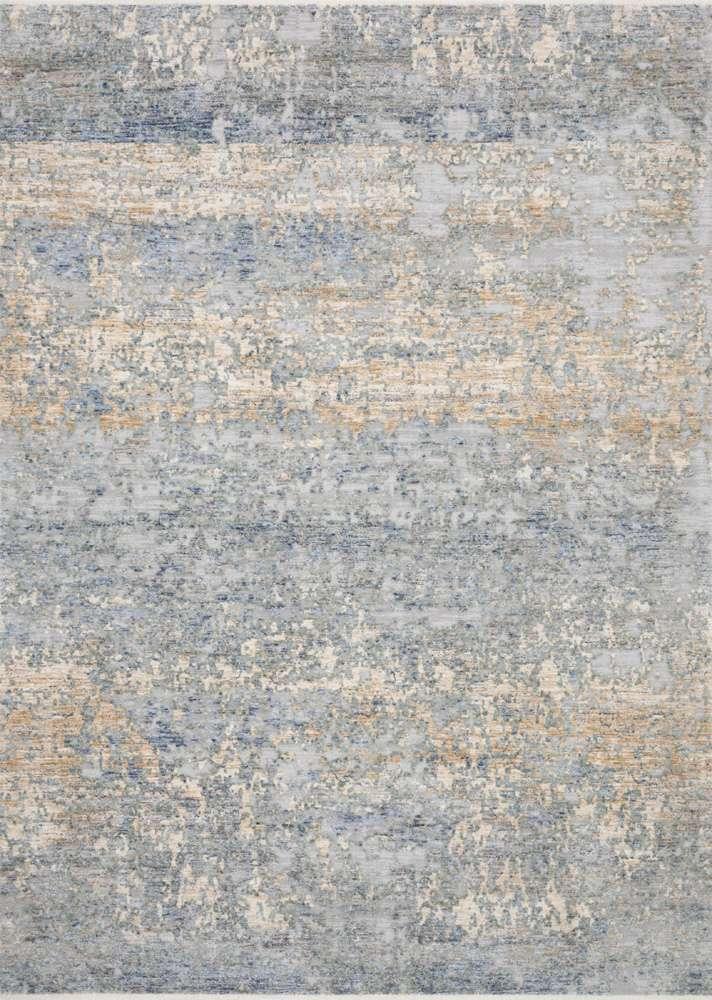 Loloi - Pandora Blue / Gold 7-10in x 7-10in Round Area Rug - PANDPAN-05BBGO7A0R veiw 1