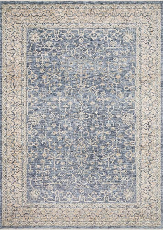 Loloi - Pandora Dark Blue / Ivory 9-6in x 12-5in Area Rug - PANDPAN-04XDIV96C5 veiw 1