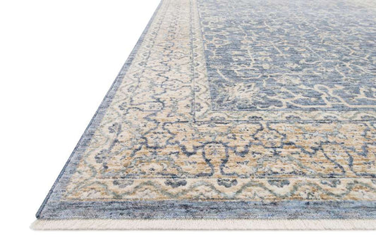 Loloi - Pandora Dark Blue / Ivory 9-6in x 12-5in Area Rug - PANDPAN-04XDIV96C5 veiw 2