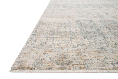 Loloi - Pandora Ivory / Mist 9-6in x 12-5in Area Rug - PANDPAN-02IVMI96C5 veiw 3