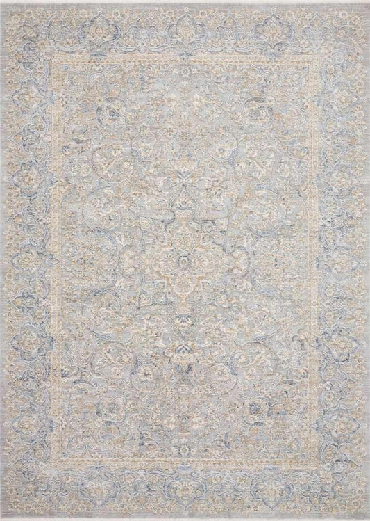 Loloi - Pandora Stone / Gold 9-6in x 12-5in Area Rug - PANDPAN-01SNGO96C5 veiw 1