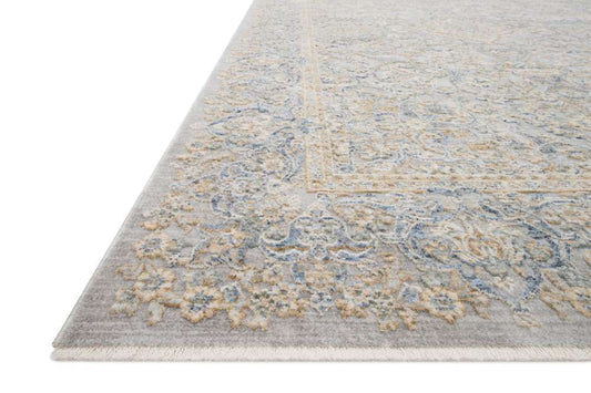 Loloi - Pandora Stone / Gold 9-6in x 12-5in Area Rug - PANDPAN-01SNGO96C5 veiw 2