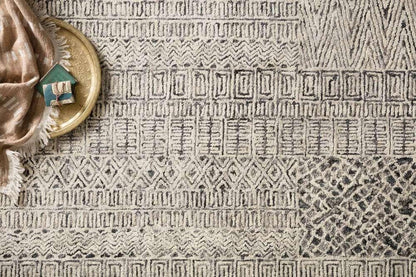 Loloi - Peregrine Charcoal 18in x 18in Sample Rug - PEREPER-06CC00160S veiw 2