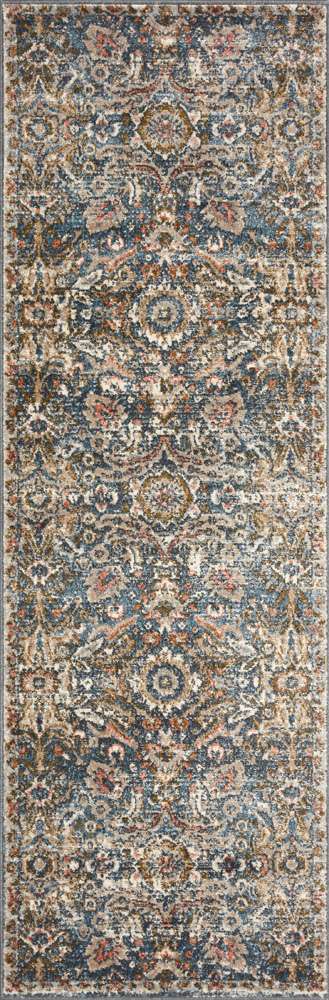Loloi - Saban Blue / Sand 2-7in x 12-0in Runner Rug - SABASAB-04BBSA27C0 veiw 1