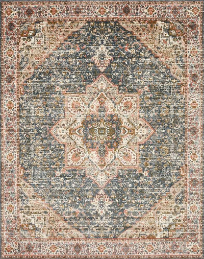Loloi - Saban Blue / Multi 5-3in x 7-6in Area Rug - SABASAB-01BBML5376 veiw 1