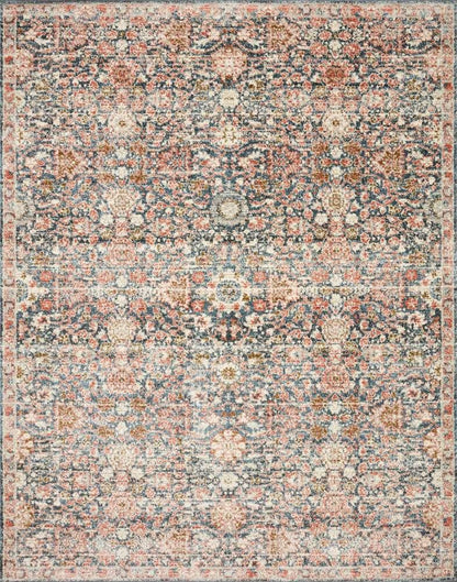 Loloi - Saban Navy / Rust 5-3in x 7-6in Area Rug - SABASAB-03NVRU5376 veiw 1