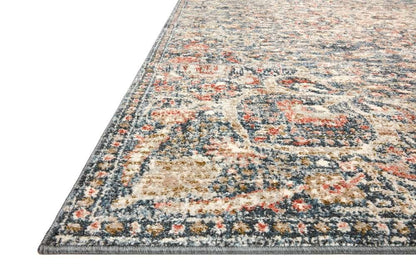 Loloi - Saban Blue / Spice 9-4in x 13 Area Rug - SABASAB-02BBSQ94D0 veiw 3