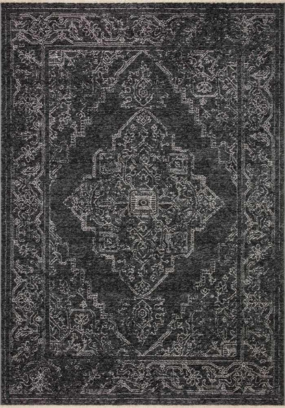 Loloi - Vance Charcoal / Dove 18in x 18in Sample Rug - VANCVAN-03CCDV160S veiw 1