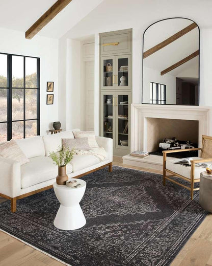 Loloi - Vance Charcoal / Dove 18in x 18in Sample Rug - VANCVAN-03CCDV160S veiw 2