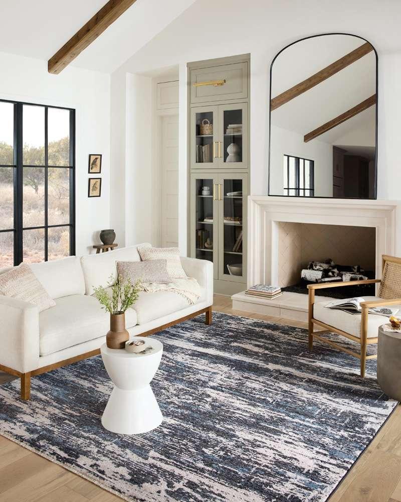Loloi - Vance Charcoal / Dove 18in x 18in Sample Rug - VANCVAN-04CCDV160S veiw 2