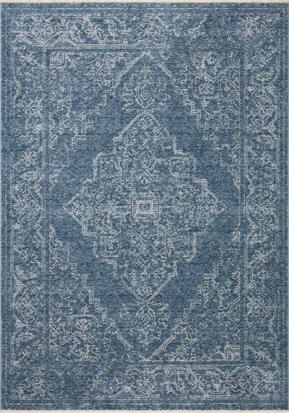 Loloi - Vance Denim / Dove 18in x 18in Sample Rug - VANCVAN-03DEDV160S veiw 1
