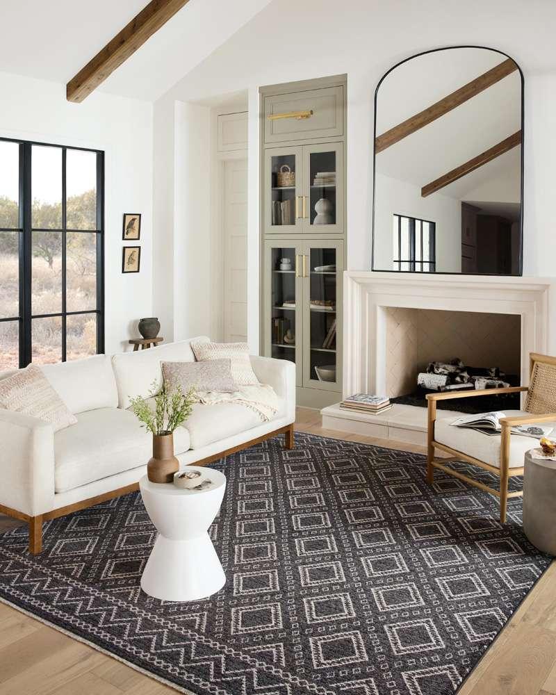 Loloi - Vance Charcoal / Dove 9-6in x 13-1in Area Rug - VANCVAN-05CCDV96D1 veiw 2