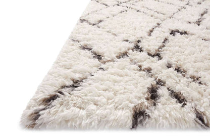 Angela Rose x Loloi - Amira Ivory / Bark 2-3in x 4-0in Accent Rug - AMIRAMI-02IVBS2340 veiw 3