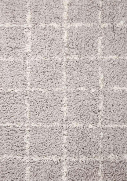 Angela Rose x Loloi - Amira Silver / Ivory 5-3in x 7-6in Area Rug - AMIRAMI-04SIIV5376 veiw 1