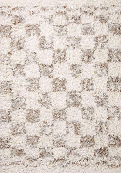 Angela Rose x Loloi - Amira Ivory / Pebble 6-7in x 9-6in Area Rug - AMIRAMI-05IVPP6796 veiw 1