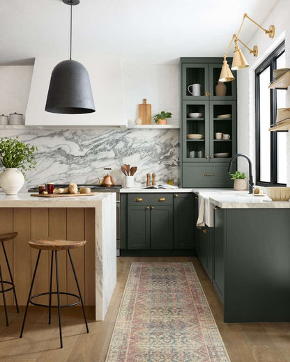 Angela Rose x Loloi - Aubrey Ocean / Spice 10-0in x 14-0in Area Rug - ABREAUB-03OCSQA0E0 veiw 3