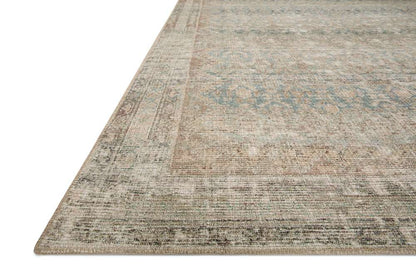 Angela Rose x Loloi - Aubrey Jade / Natural 18in x 18in Sample Rug - ABREAUB-03JDNA160S veiw 6