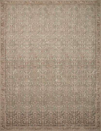 Angela Rose x Loloi - Aubrey Sage / Bark 18in x 18in Sample Rug - ABREAUB-04SGBS160S veiw 1