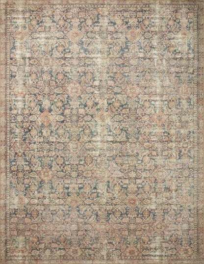 Angela Rose x Loloi - Aubrey Navy / Multi 2-3in x 3-9in Accent Rug - ABREAUB-01NVML2339 veiw 1