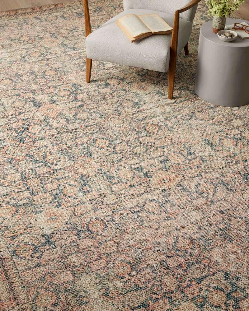 Angela Rose x Loloi - Aubrey Navy / Multi 2-3in x 3-9in Accent Rug - ABREAUB-01NVML2339 veiw 4