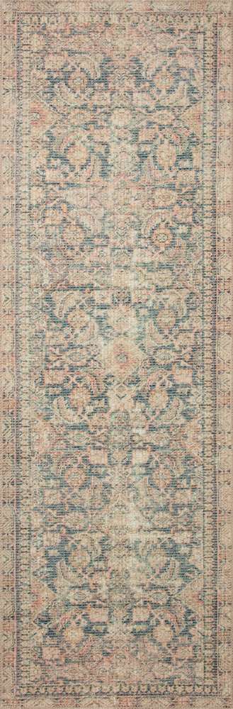 Angela Rose x Loloi - Aubrey Navy / Multi 2-6in x 7-6in Runner Rug - ABREAUB-01NVML2676 veiw 1