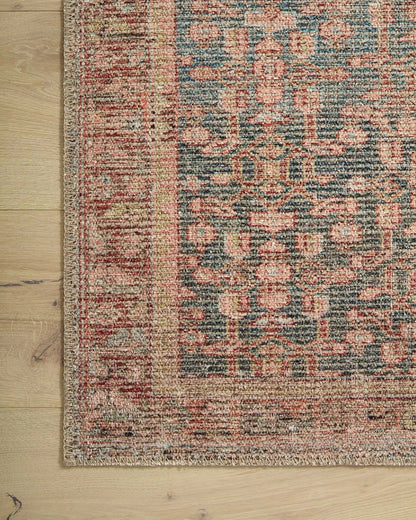 Angela Rose x Loloi - Aubrey Blue / Terracotta 2-6in x 9-6in Runner Rug - ABREAUB-04BBTC2696 view 3