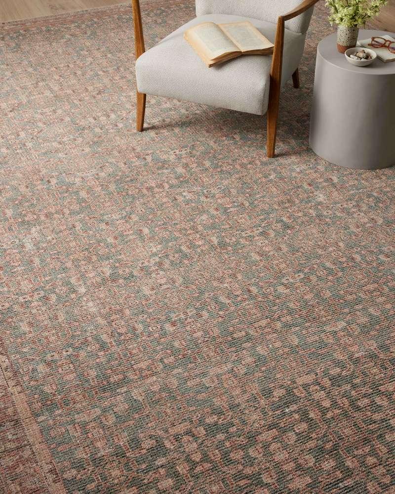 Angela Rose x Loloi - Aubrey Blue / Terracotta 7-6in x 9-6in Area Rug - ABREAUB-04BBTC7696 veiw 4