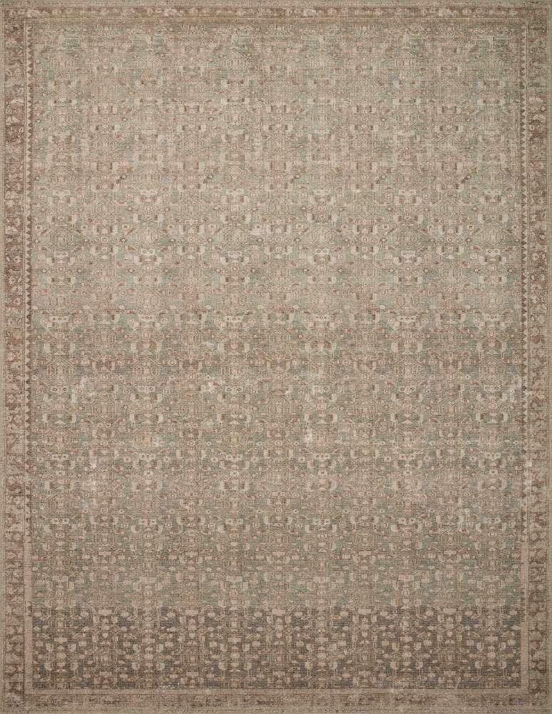 Angela Rose x Loloi - Aubrey Sage / Bark 7-6in x 9-6in Area Rug - ABREAUB-04SGBS7696 veiw 1