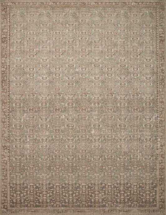 Angela Rose x Loloi - Aubrey Sage / Bark 7-6in x 9-6in Area Rug - ABREAUB-04SGBS7696 veiw 1