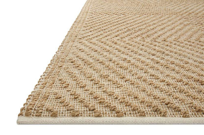 Angela Rose x Loloi - Colton Natural / Ivory 18in x 18in Sample Rug - COLOCON-04NAIV160S veiw 6