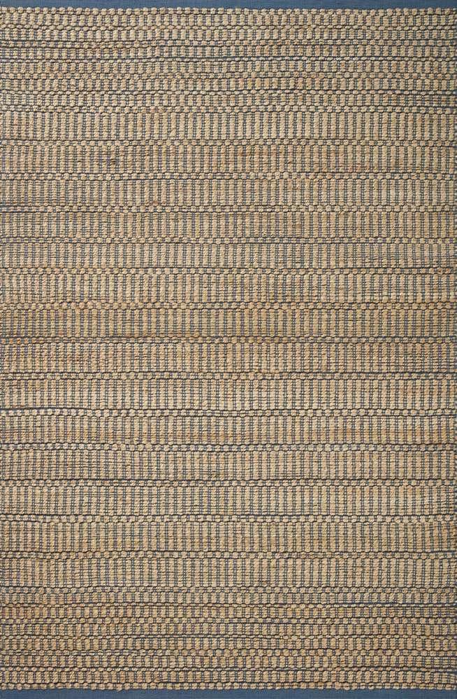 Angela Rose x Loloi - Colton Natural / Navy 2-0in x 3-0in Accent Rug - COLOCON-05NANV2030 veiw 1
