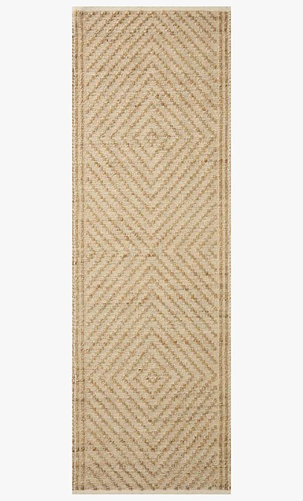 Angela Rose x Loloi - Colton Natural / Ivory 2-6in x 8-0in Runner Rug - COLOCON-04NAIV2680 view 1