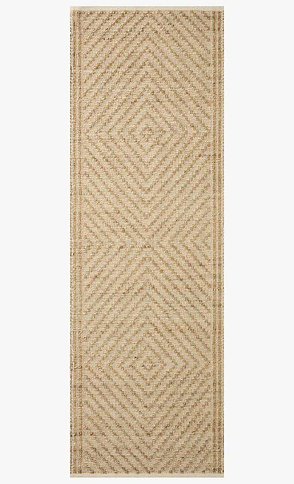 Angela Rose x Loloi - Colton Natural / Ivory 2-6in x 8-0in Runner Rug - COLOCON-04NAIV2680 view 1