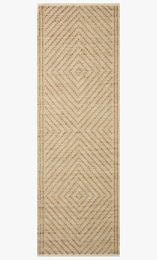 Angela Rose x Loloi - Colton Natural / Ivory 2-6in x 8-0in Runner Rug - COLOCON-04NAIV2680 view 1