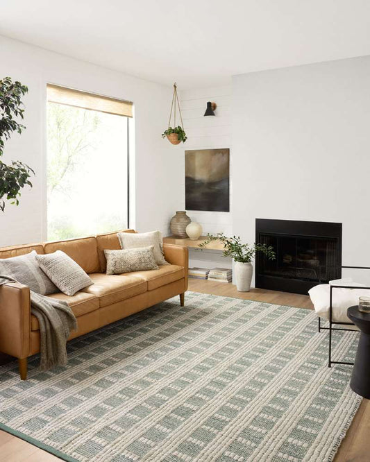Angela Rose x Loloi - Colton Ivory / Sage 7-6in x 9-6in Area Rug - COLOCON-03IVSG7696 veiw 2