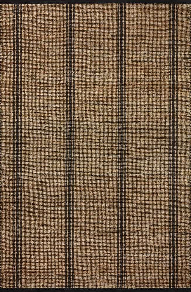 Angela Rose x Loloi - Colton Natural / Black 7-6in x 9-6in Area Rug - COLOCON-01NABL7696 veiw 1