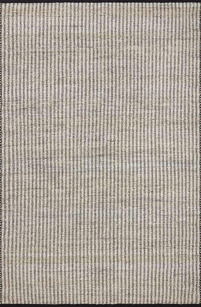 Angela Rose x Loloi - Colton Ivory / Black 9-0in x 12-0in Area Rug - COLOCON-02IVBL90C0 veiw 1