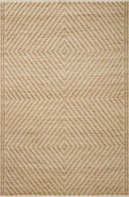 Angela Rose x Loloi - Colton Natural / Ivory 9-0in x 12-0in Area Rug - COLOCON-04NAIV90C0 veiw 1