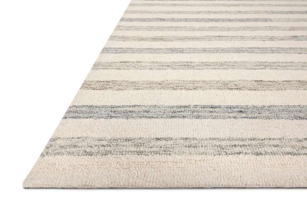 Chris Loves Julia x Loloi - Chris Ivory / Slate 2-0in x 5-0in Accent Rug - CHRICHR-05IVSL2050 veiw 5