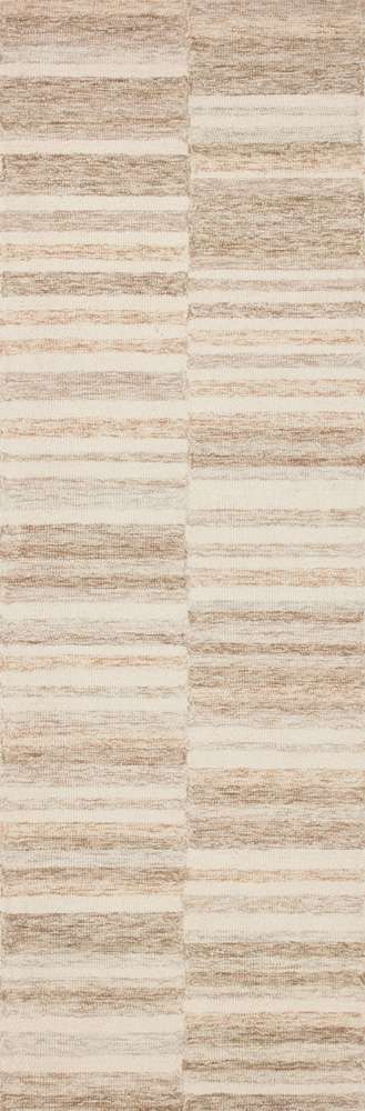 Chris Loves Julia x Loloi - Chris Ivory / Clay 2-6in x 11-6in Runner Rug - CHRICHR-03IVCG26B6 veiw 1
