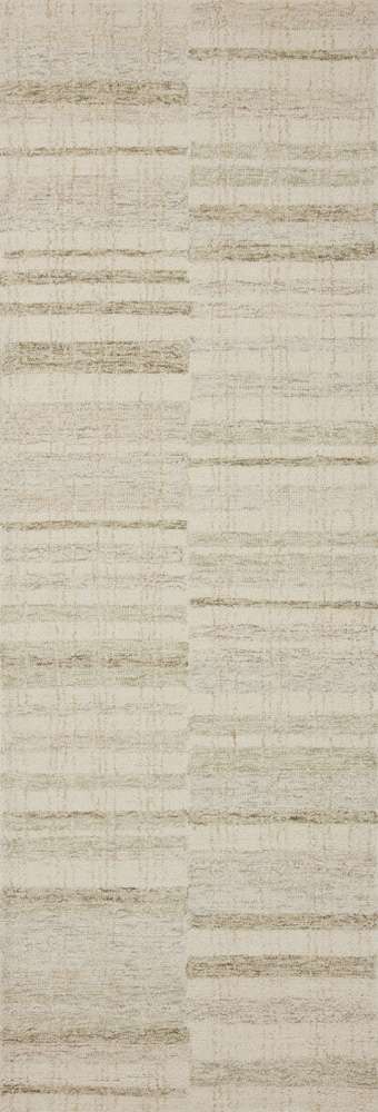 Chris Loves Julia x Loloi - Chris Natural / Sage 2-6in x 7-6in Runner Rug - CHRICHR-02NASG2676 veiw 1