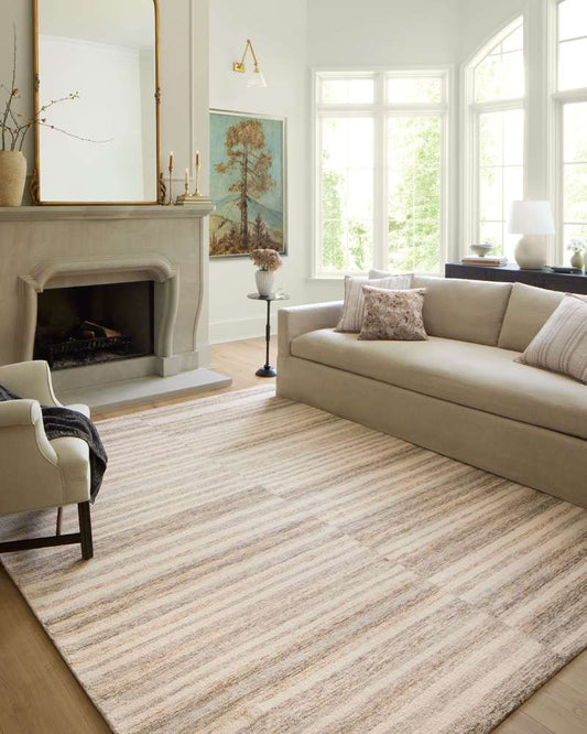 Chris Loves Julia x Loloi - Chris Ivory / Clay 3-6in x 5-6in Accent Rug - CHRICHR-03IVCG3656 veiw 2