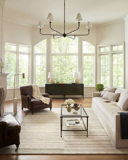 Chris Loves Julia x Loloi - Chris Natural / Sage 3-6in x 5-6in Accent Rug - CHRICHR-02NASG3656 veiw 2