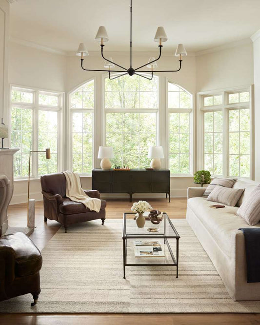 Chris Loves Julia x Loloi - Chris Natural / Sage 5-0in x 7-6in Area Rug - CHRICHR-02NASG5076 veiw 2