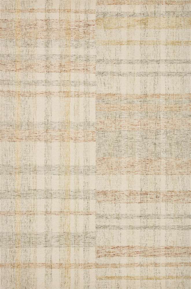 Chris Loves Julia x Loloi - Chris Natural / Multi 7-9in x 7-9in Square Area Rug - CHRICHR-04NAML790S veiw 1