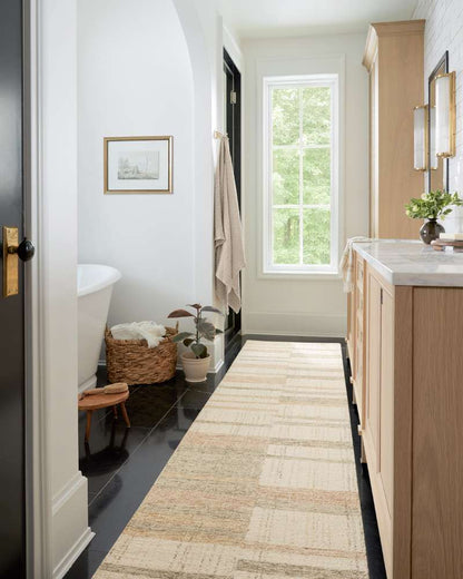 Chris Loves Julia x Loloi - Chris Natural / Multi 7-9in x 7-9in Square Area Rug - CHRICHR-04NAML790S veiw 3