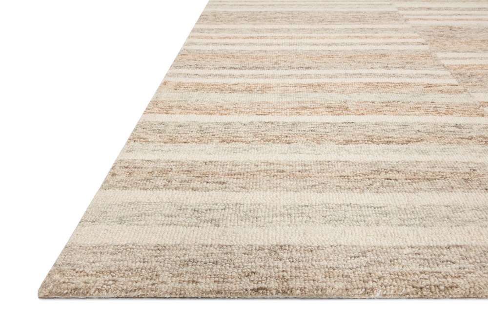 Chris Loves Julia x Loloi - Chris Ivory / Clay 7-9in x 9-9in Area Rug - CHRICHR-03IVCG7999 veiw 5